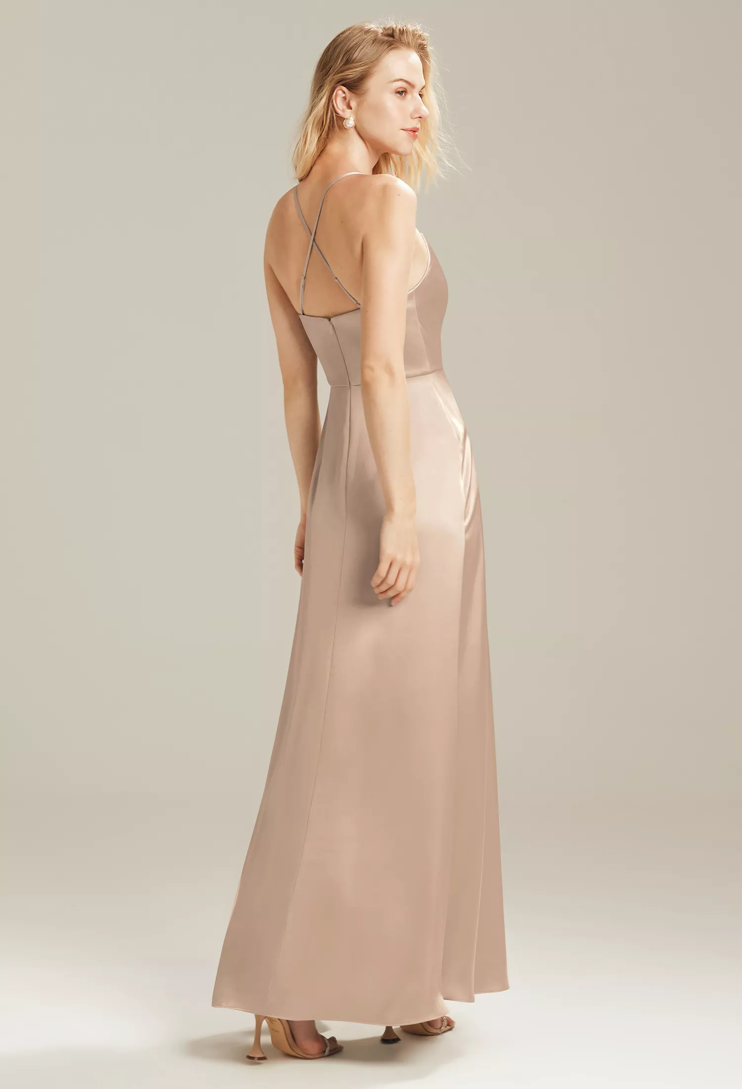 AW Kora Taupe  Wedding Guest Dresses